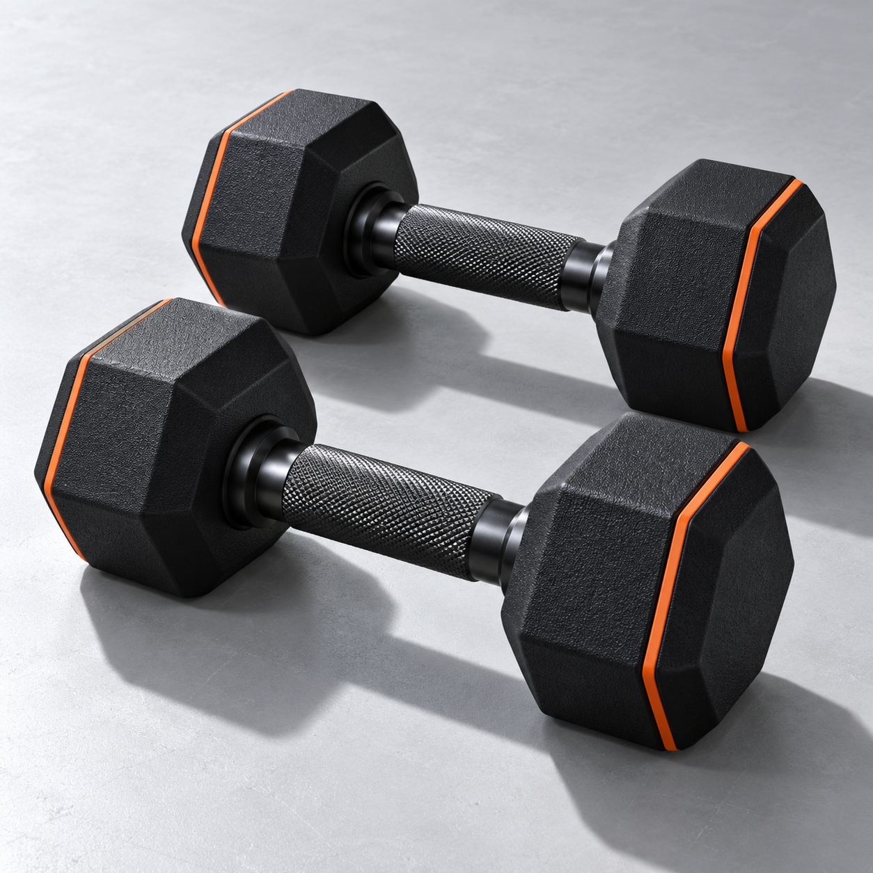 Visual AI Dumbbell Hex Pair, produk konsep